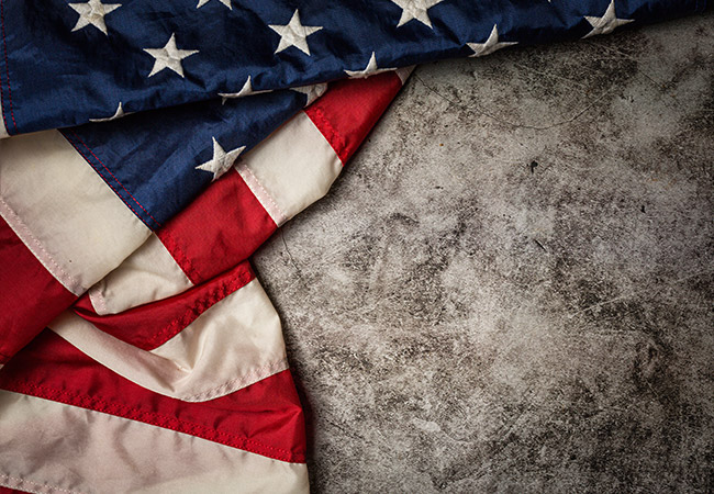 American flag Bistline Law and Mediation, PLLC in Sandpoint, ID